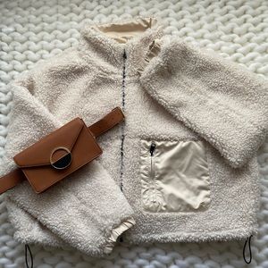 Faux shearling Jacket.